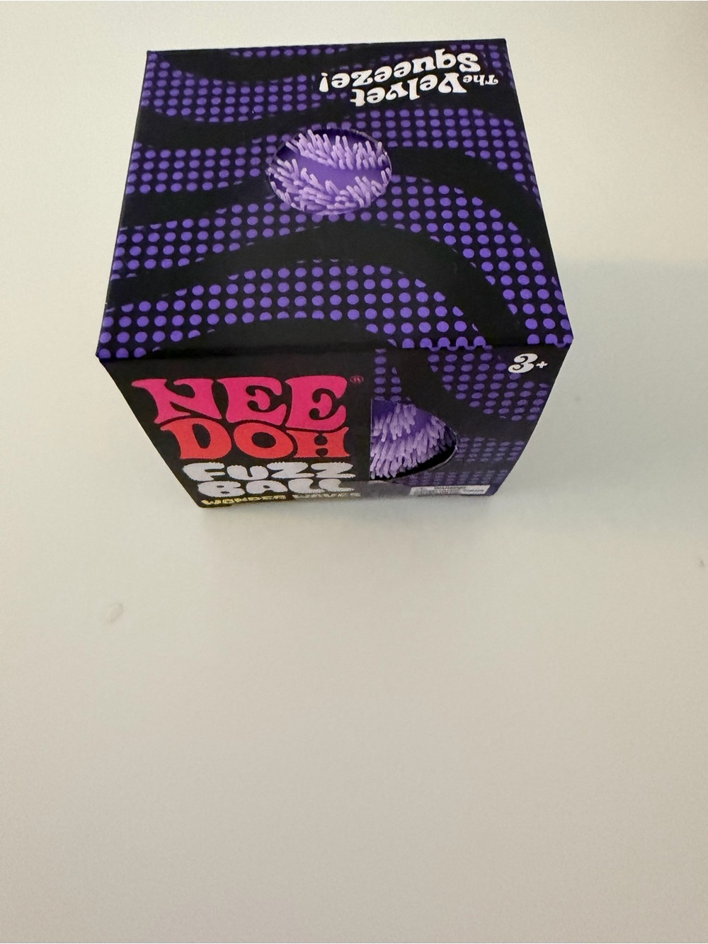 Needoh Fuzz Ball - purple - new and authentic!
